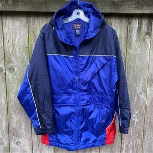 CLASS CLUB insulated quilted hooded zip front jacket fall winter unisex NWOT